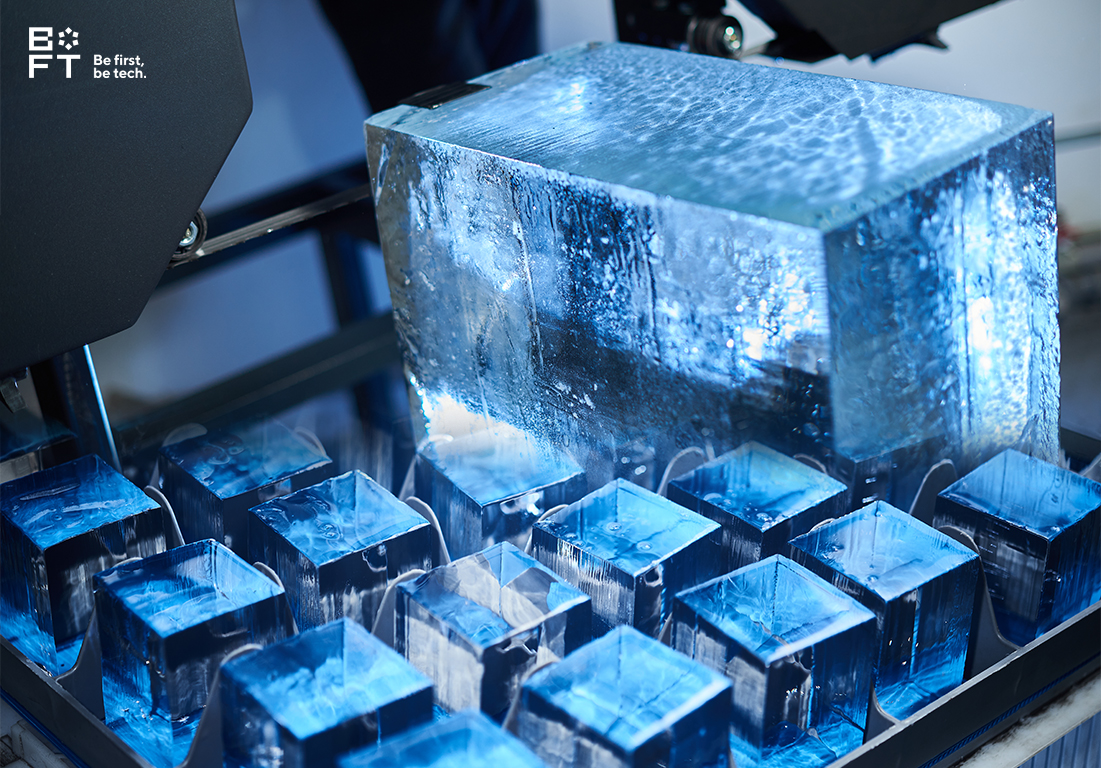 Block Ice vs. Cube Ice: What’s the difference? How to make premium ice? BF Technology 1454