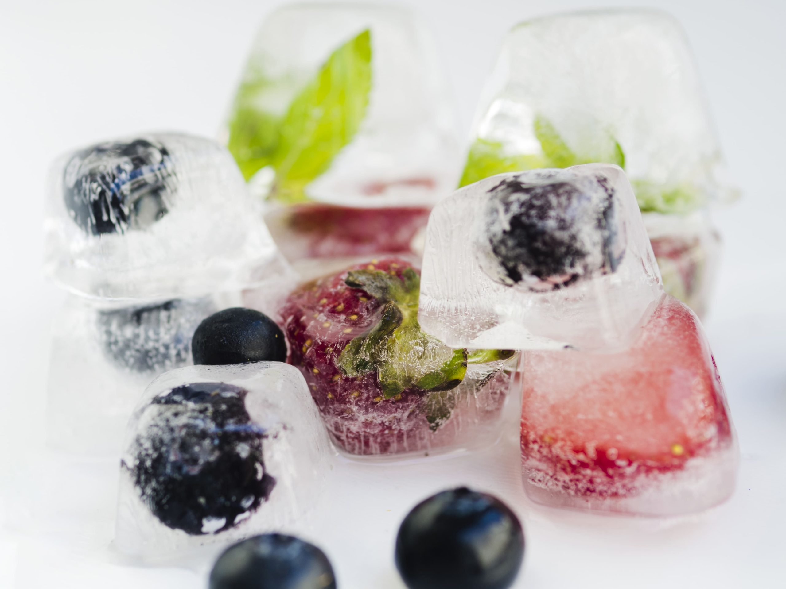 fruit ice cubes