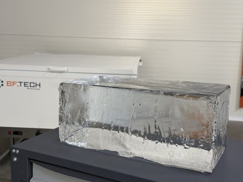 ice block from ice block maker