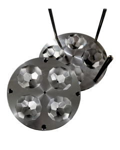 hexagon (footbal/honeycomb) ice press